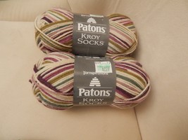 lot 2 Patons Kroy Socks Knitting Yarn-brownies - £15.43 GBP