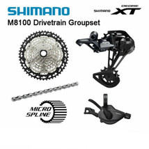 New Shimano Deore XT M8100 12 Speed Drivetrain Groupset 51T Cassette (OE) - £207.82 GBP