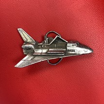 Vtg 1979 NASA Space Shuttle Rocket Figural Cutout Great American Belt Bu... - $7.90