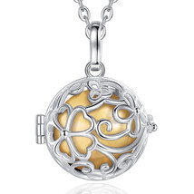 18mm Harmony Ball Flowers Cage Pendant Pregnancy Bola Angel Caller Baby Wishing  - £18.02 GBP
