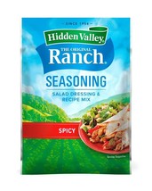 Hidden Valley SPICY Ranch Salad Dressing &amp; Seasoning Recipe Mix, 1 oz., 4 Packet - £8.75 GBP