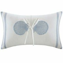 Harbor House Crystal Beach 12″ x 20″ Embroidered Oblong Decorative Pillow - £44.56 GBP