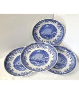 Spode Blue White Set of 4 Winter&#39;s Eve 8.75&quot; Individual Pasta Bowls EUC ... - $157.35 CAD