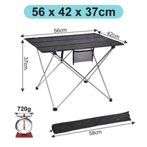 Outdoor Camping Table Portable Foldable Desk niture Computer  Ultralight Alumini - £98.00 GBP