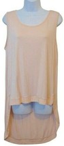 Montagne XL Blush Nude Pink Long Tank Top Layering Cami Pullover Tunic S... - $48.97