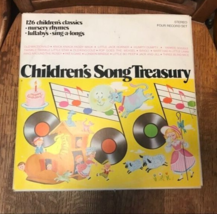 1975 Cheseborough Ponds 4LP Record Set Childre Ns Song Treasury Nursery Ryhmes 33 - £30.46 GBP