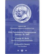 Official Bronze 2005 Presidential Inauguration Medallion Coin Bush/Cheney - $19.00