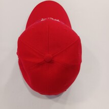 Haiti Flag Men's Back Strap Red Cotton Blend Baseball Cap Hat image 13