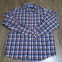 Osh Kosh B Gosh Size 10 Boys Plaid Shirt Button Front Long Sleeve - $6.77