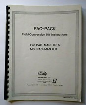 Pac-Pack PacMan Ms Pac-Man Original 1985 Video Arcade Game Kit Manual Vi... - $28.26