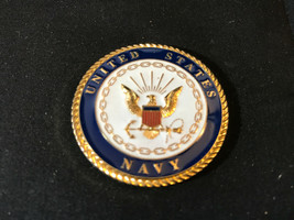 United States Navy USN Veteran Challenge Coin Military Proudly Served - £15.80 GBP