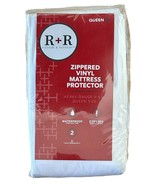 R+R Room &amp; Retreat Queen Size Zippered Vinyl Mattress Protection - Heavy... - $22.76