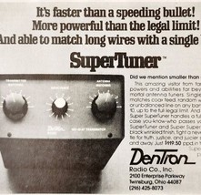 1975 DenTron Radio Co Super Tuner Transmatch Advertisement Electronics C... - $374.96 MXN