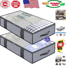 Luxury Foldable Underbed Bags - 2 Pack Breathable Storage for Bedding, 3... - $455.80 MXN