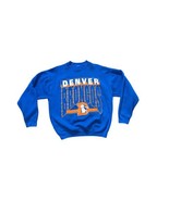 Vtg 1992 Fan Sportswear Mens Denver Broncos Sweatshirt Blue XL USA Made ... - £26.12 GBP