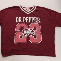 Dr. Pepper 23 RN#77272 Women's Red Cropped Graphic Sweatshirt Size Small image 10