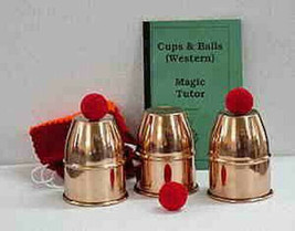 PRO Magic Cups And Balls Set BRASS Deluxe designed with a LARGE LOAD cap... - £55.81 GBP