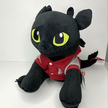 How to Train Your Dragon Build A Bear  Plush BABW Stuffed Animal Black Red 13&quot; - £14.72 GBP
