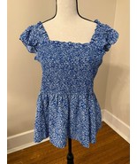 Skies Are Blue womens sleeveless floral blouse size large NWT - €18,69 EUR