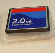 2GB 2.0 GB CF memory card  Compact Flash - $26.08