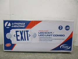 light LITHONIC LIGHTING LHQM SERIES LED WHITE/RED EXIT SIGN PART# 295179 - $69.00