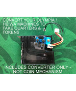 CONVERT OLYMPIA / HEIWA PACHISLO SLOT MACHINES TO QUARTERS/TOKENS (See L... - £27.48 GBP