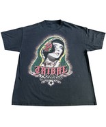 Tribal Streetwear Men’s Graphic T Shirt Sz XL Faded Black Vintage Y2K Hi... - €17,01 EUR