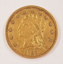 1836 Gold $2.50 Liberty Head Quarter Eagle in Very Fine VF Condition - $1,470.17