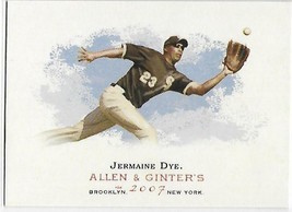 2007 Topps Allen and Ginter #70 Jermaine Dye NM-MT White Sox - £1.32 GBP