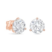 Diana M Jewels 10.00 Cts Round Lab Grown Stud Earrings Size One Size - $429.66