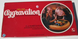 Vintage 1982 The Original Deluxe Aggravation Board Game #8321 Lakeside Complete - £12.00 GBP