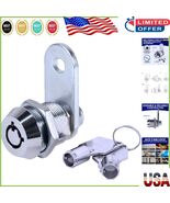 Chrome Tubular Cam Lock - Convenient Installation &amp; Versatile Security O... - $30.54 CAD