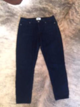 Pre-owned PAIGE Cropped Leg Dark Blue Wash Denim DNM265 SZ 31 - £37.50 GBP