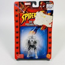 Marvel Spider-Man Silver Die-Cast Poseable Action Figure New Sealed Toy ... - £9.72 GBP