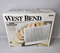 West Bend Bread Slicing Slicer Guide Collapsible Sides 6600X W/ Box &amp; Ma... - $23.71