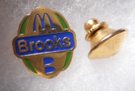 McDonalds Brooks Oval Vintage Collectible Pin Lidejo on Back Deluxe Clut... - $12.38