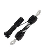 Reflective Rope Hoist Pulley 50 Feet 2,000LB Heavy Duty Wheel Block 2PK ... - $29.94 CAD