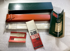 New Keuffel &amp; Essel Slide Rule #4081-3 Instruction Book Sheath Original ... - £118.27 GBP