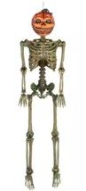 Holiday 6 ft. Rotten Patch LED Poseable Pumpkin Skeleton db - £201.94 GBP