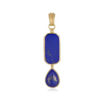 Jewelry Of Venus Fire Pendant Of Manipura (Solar Plexus Chakra) Lapis Lazuli Sil - £534.76 GBP