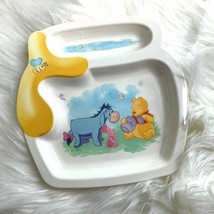 Winnie the Pooh The First Years Honey Pot Shaped Melamine Divided Plate - £7.01 GBP