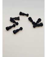 LEGO Parts 8 Black Minifigure Weapon Lightsaber Hilt 1538-13 - £2.60 GBP