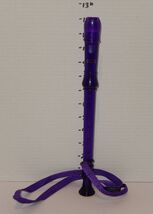 Kingsley Kolors Purple Translucent Soprano Recorder baroque - $14.80