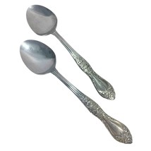 Oneida Northland Carolina 8 1/2" Serving Spoons Stainless Flatware Tablespoons 2 - £15.49 GBP