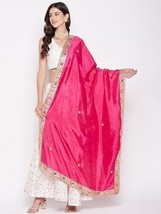 Long Scarf Ethnic Party Motifs Embroidered Bridal Mirror Work Dupatta/Chunni - £13.69 GBP