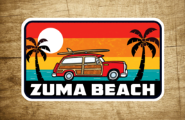 Zuma Beach California Decal Sticker 3.75&quot; X 2.25&quot; Surf Malibu Surfing - £4.10 GBP
