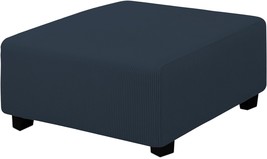 Easy-Going Stretch Square Ottoman Cover 40X40X15 Inch Folding Storage Stool - £34.29 GBP