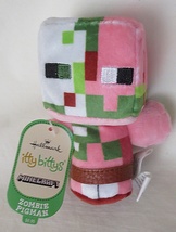 Hallmark Itty Bittys Minecraft Zombie Pigman Plush   - £6.37 GBP