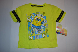 Nickelodan Sponge Bob Boys Toddlers T Shirt Size 3T 4T 5T Nwt - £5.60 GBP