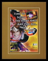 2001 Capcom vs SNK Dreamcast 11x14 Framed ORIGINAL Vintage Advertisement - $34.64
